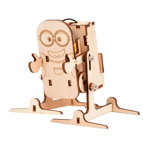 Puzzle 3D Enfant avec moteur électrique - Robot spatial (12 cm * 6.5 cm * 10 cm)