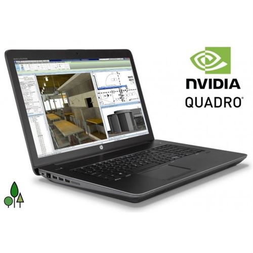 HP Zbook 17 G3 Workstation Intel Core i7 6820Hq Quad Core 16Gb 512Gb 17,3 Ips Fhd Windows 10 Gamer Quadro M3000M 4Gb.