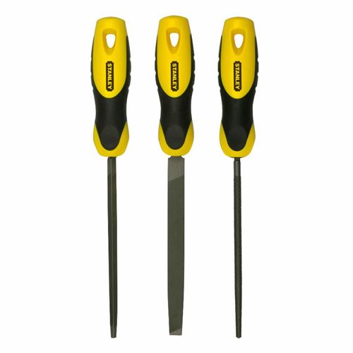 Stanley Limes Batardes 150Mm - Jeu De 3Pieces - 0-22-445