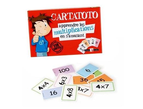 Jeu Pour Apprendre Les Multiplications 110 Cartes Éducatives Cartatoto Enfant