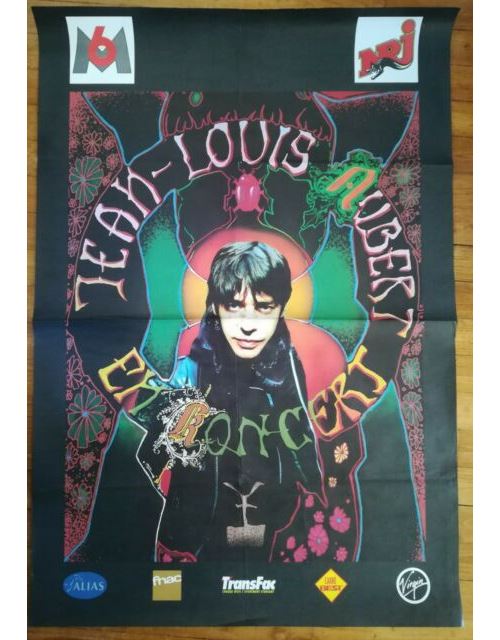 Jean-Louis AUBERT - En Concert 1993 - 80x120cm - Affiche