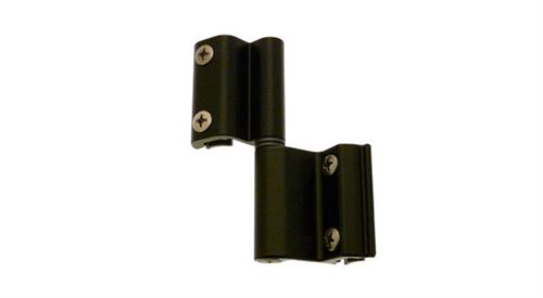 Paumelle Grip+ FAPIM avec axe en acier inox Ø7 mm - Noir 9005 - 9800A_37