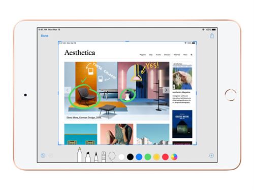 Apple 10.5-inch iPad Air Wi-Fi + Cellular - 3ème génération - tablette - 256 Go - 10.5 IPS (2224 x 1668) - 4G - LTE - or