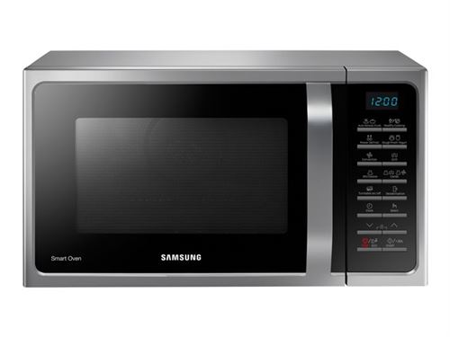 Samsung MC28H5015AS Smart Oven - Four micro-ondes combiné - grill - 28 litres - 900 Watt - argent