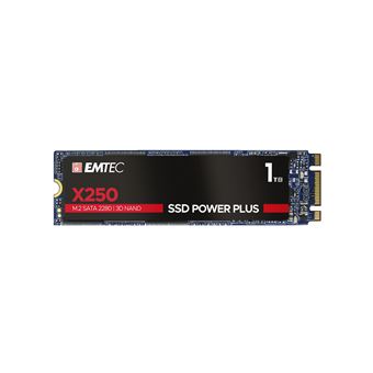 EMTEC SSD Power Plus X250 - SSD - 1 To - interne - M.2 2280 - SATA 6Gb/s - 1