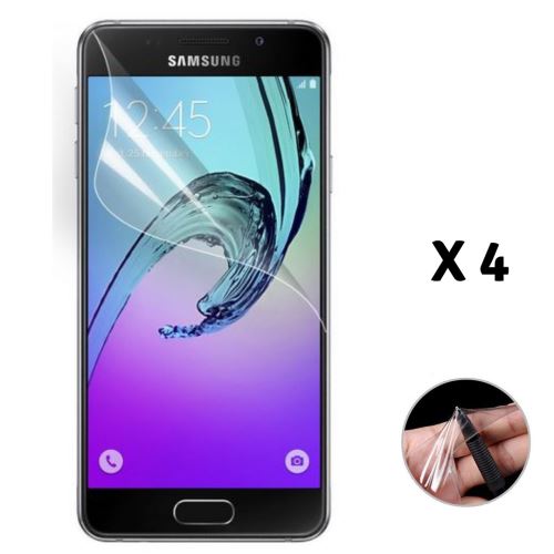 Lot de 4 Films Protection pour Samsung Galaxy A3 2016 A310 - Protecteur Ecran en Plastique Ultra Resistant Anti Rayure Ultra Mince Phonillico®