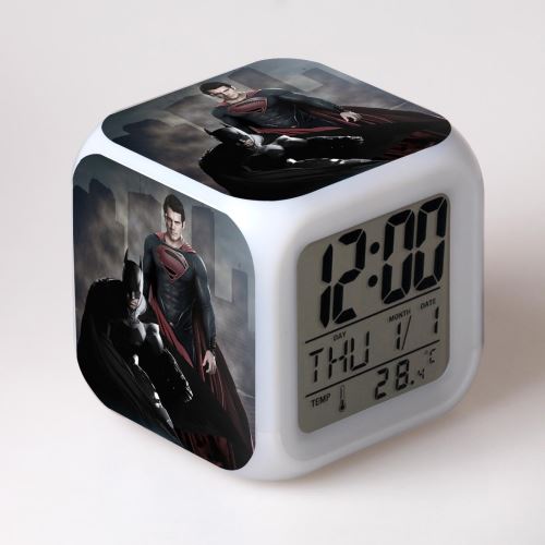 Stack Multicolore Réveil Enfant Led Multifonctionnel Coloré - Batman V Superman #16