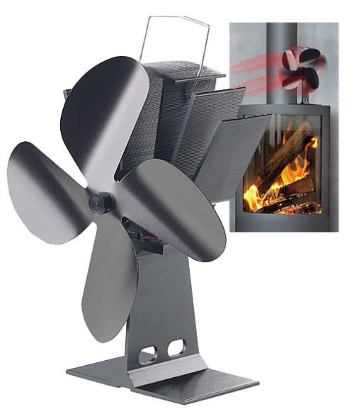 Ventilateur-répartiteur thermoélectrique pour poêle