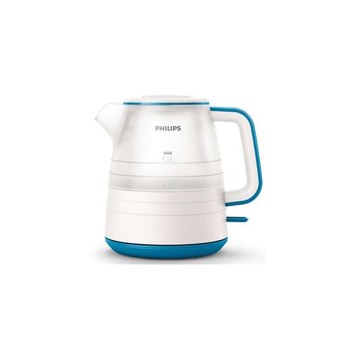 Bouilloire Daily 2200w 0,8l Blanc Bleu Philips - Hd9344.10