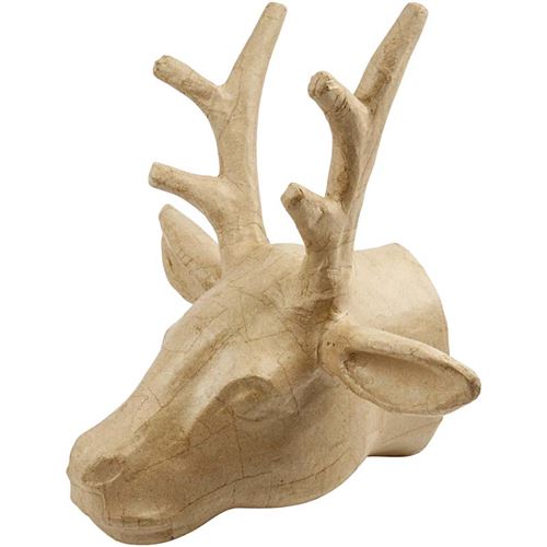 Creotime trophée de renne 30 x 20 cm