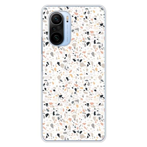 Coque en silicone imprimée compatible Xiaomi Mi 11i Terrazzo color