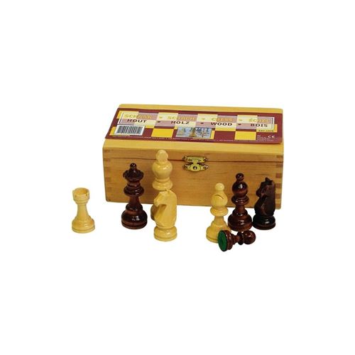 Abbey Game pièces d'échecs en bois 87 mm