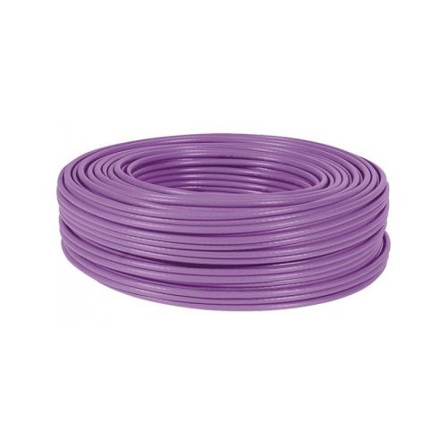 Dexlan cable monobrin u/ftp CAT6A violet LS0H rpc dca - 100M