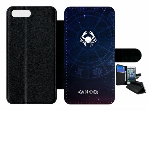 Etui À Rabat Apple Iphone 7+ Plus Signe Astrologique Cancer
