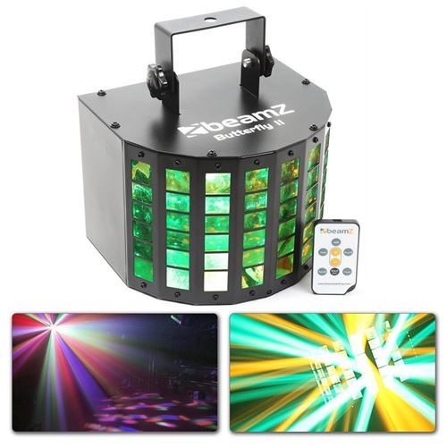 beamZ Butterfly II LED Mini Derby 6x3W RGBAWP IR