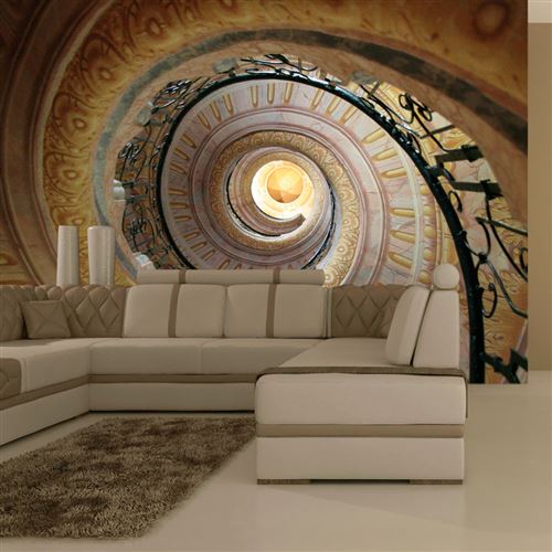 Papier peint Decorative spiral stairs-Taille L 400 x H 309 cm