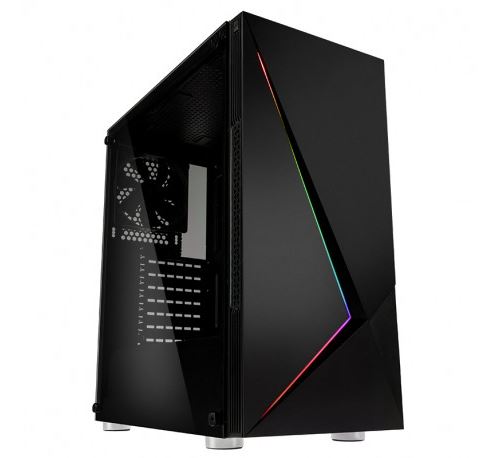 kolink kolink inspire k4 rgb midi-tower, tempered glass - schwarz noir