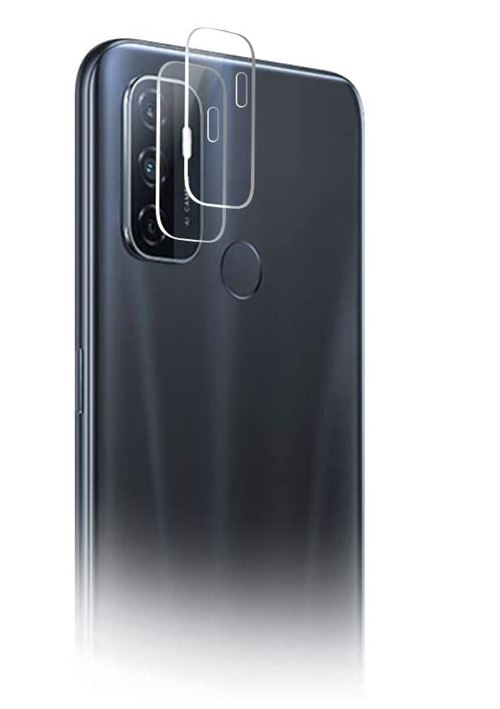 Protection Caméra Transparent pour Oppo A53 / A53S [Lot de 2] Verre Lentille Appareil Photo Arrière Film Protection Phonillico®