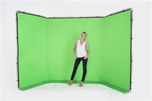 Lastolite Ll Lb7622 Panoramic Background (4m) - Chromakey Green
