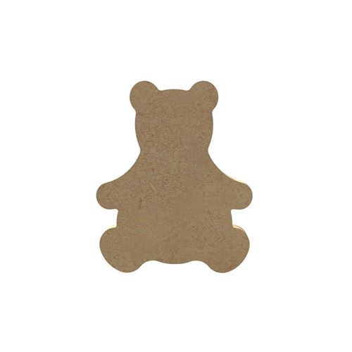  Ours en bois 10 cm - Gomille - couleur variant