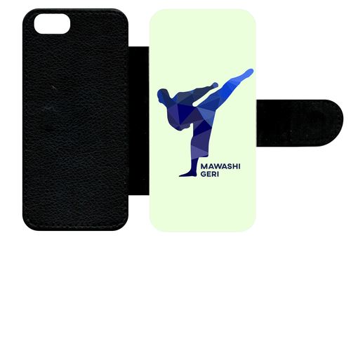 Etui À Rabat Apple Iphone Se Karate Coup De Pied Mawashi Geri