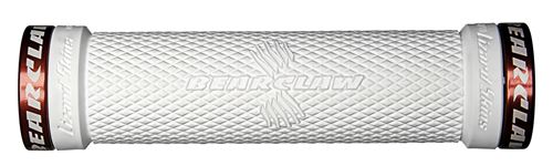 Lizard Skins lock-on Bearclaw poignées blanches
