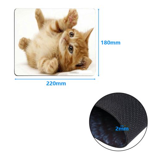Festnight Tapis De Souris Base Antiderapante Chat Mignon Photo Tapis De Souris De Jeu Pour Ordinateur Portable Mackbook Office And Home Tapis De Souris Achat Prix Fnac