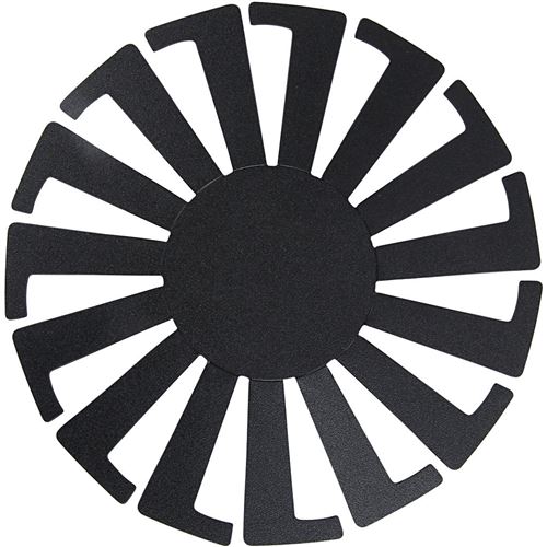 CREATIV COMPANY MODÈLE DE TISSAGE PANIER 8 X 6 CM NOIR 10 PIÈCES