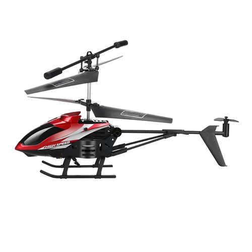 Drone Hélicoptère Gyro 2CH avec maintien d'altitude télécommandé-Rouge