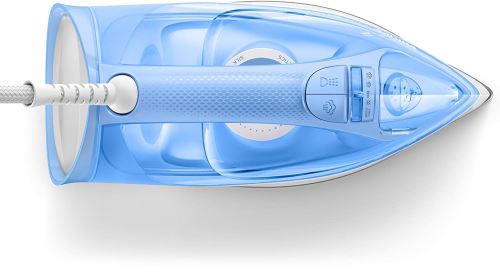 Philips gc2676 – Fer à repasser fer à repasser à vapeur, Semelle en Céramique, 2 m, 180 g/min, bleu, blanc, 40 g/min)