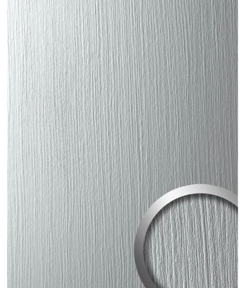 SILVER Panneau mural autoadhésif Aspect métal mat WallFace 12447 DECO Revêtement mural gris clair 2,60 m2