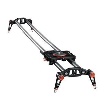 Walimex Pro Carbon Video Slider Pro (déplacement Stable De La Caméra, Housse De Transport Et Niveau À Bulle Inclus), Noir - 1