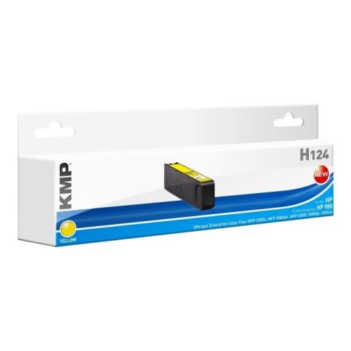 KMP H124 - 102 ml - jaune - boîte - cartouche d'encre (alternative for: HP 980, HP D8J09A)