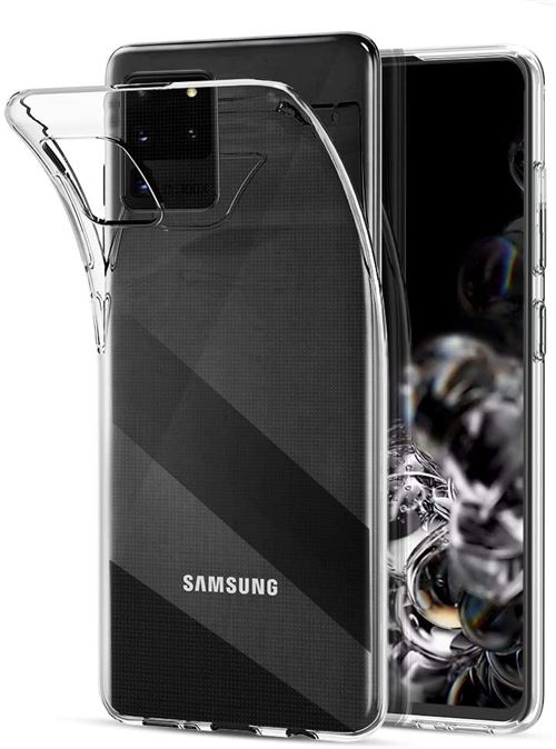 Coque Gel TPU Transparent pour Samsung Galaxy S20 ULTRA - Protection Silicone Souple Ultra Mince [Phonillico®]