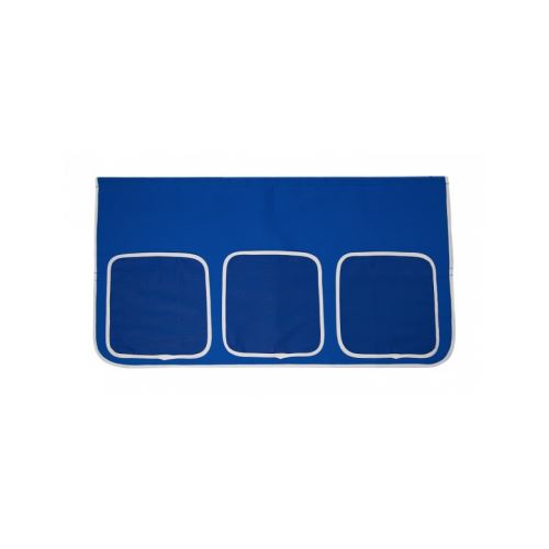 Sac en tissu pour lit mezzanine bleu