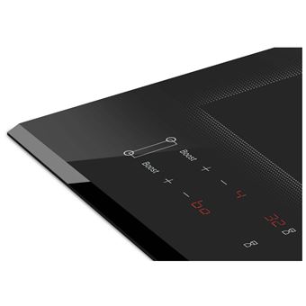 Scholtès SOTF1510B - Table de cuisson à induction - 3 plaques de cuisson - Niche - largeur : 56.5 cm - profondeur : 49.5 cm - avec avant biseauté