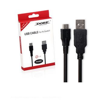 Câble de charge 1.5m Noir pour Manette Nintendo S - 1