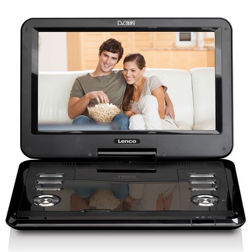 Lecteur DVD portable de 12 avec récepteur DVB-T2 Lenco DVP-1273