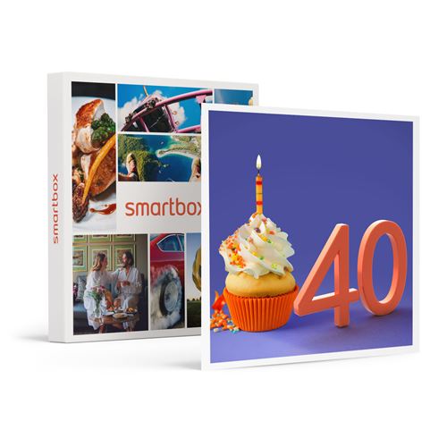 SMARTBOX - Joyeux anniversaire ! Pour homme 40 ans - Coffret Cadeau Multi-thèmes