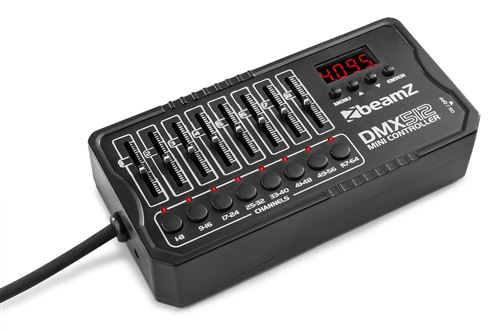 BeamZ DMX510 - Mini-contrôleur DMX, contrôle éclairage