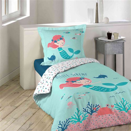 Parure de lit enfant Petite Sirena 140x200 cm