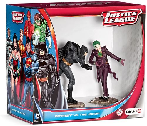Schleich Dc Comics: Justice League - Batman Vs The Joker Scenery Pack