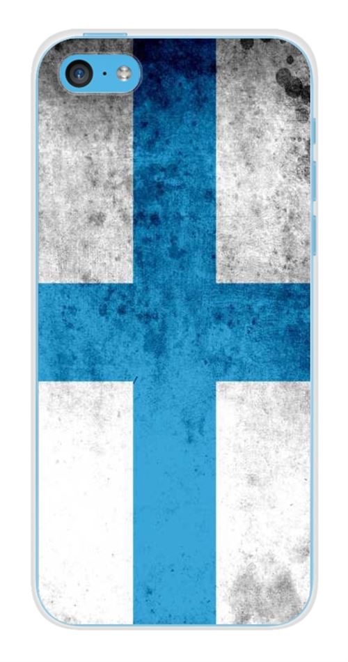 Coque en silicone imprimée compatible Apple iPhone 5C Drapeau Marseille