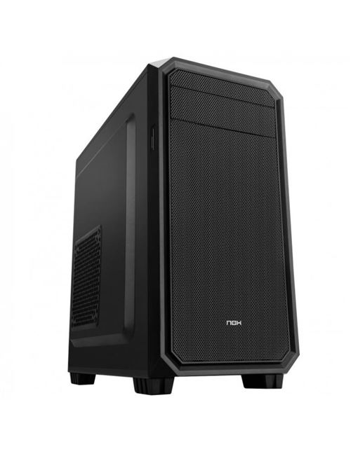 Boîtier ATX mini-tour avec lecteur de carte NOX NXCBAYMX2 Noir