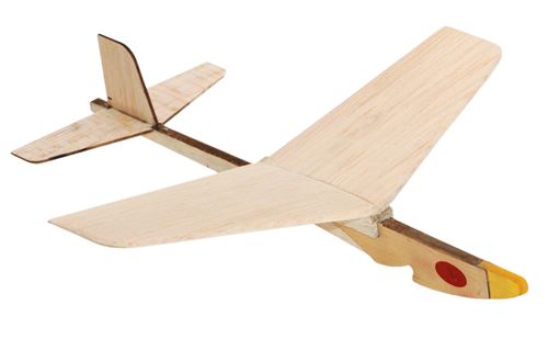 Kids At Work kit de construction avion n° 2 junior bois brun 2-pièces