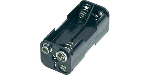 Support pile 4x R03 (AAA) Goobay 11990 raccord par bouton-poussoir (L x l x h) 54.5 x 26 x 24.5 mm