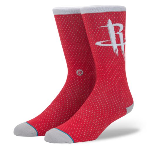 Chaussettes Stance NBA Arena Houston Rockets Jersey Rouge