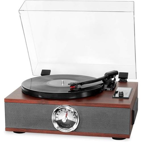 VICTROLA Park Avenue Chaîne Stéréo 5-en-1 Platine Vinyle - Expresso