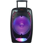 N-Gear chariot de haut-parleurs The Flash 1510bluetooth 500W noir