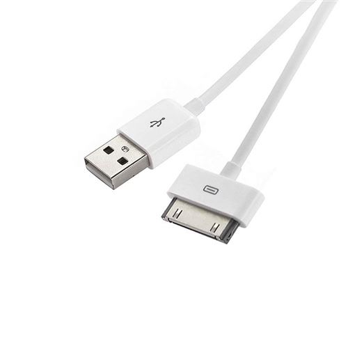 Ineck Ineck® Câble Pour iPhone 30 Pin, iPhone 4 - Blanc